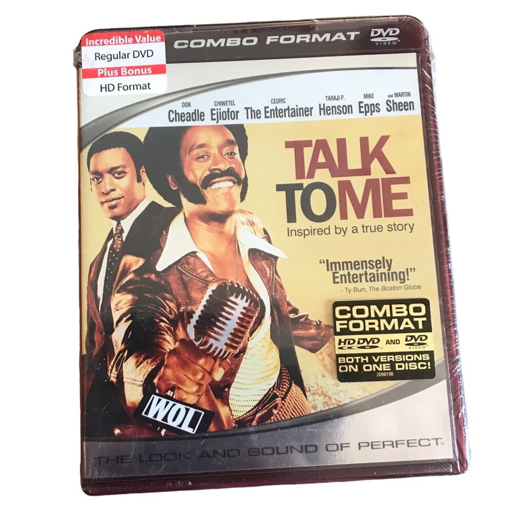 Talk To Me DVD Combo Format HD & Regular Don Cheadle Movie True Story